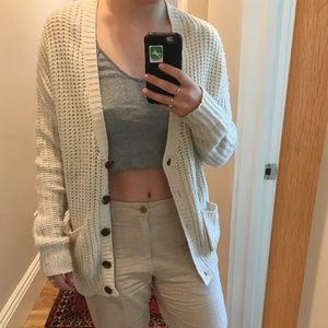 Urban Outfitters cream cardigan